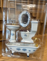 Kylpyhuonesetti, posliinia 1:12