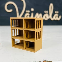 Nukkekodin nukkekoti, 3D tulostettu, moderni, 1:12 taloon