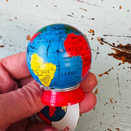 Karttapallo, metallia, teroitin