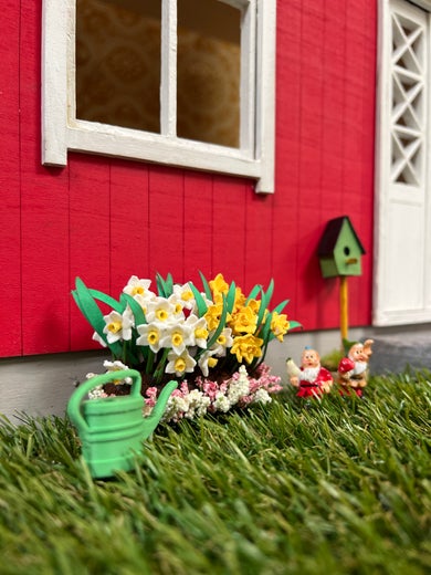 Narsissin kukintoja 10kpl, 1:12, eri v&auml;rivaihtoehtoja